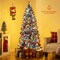 Blue PVC and Metal LED Christmas Tree with 270 Lights - Pre-Lit